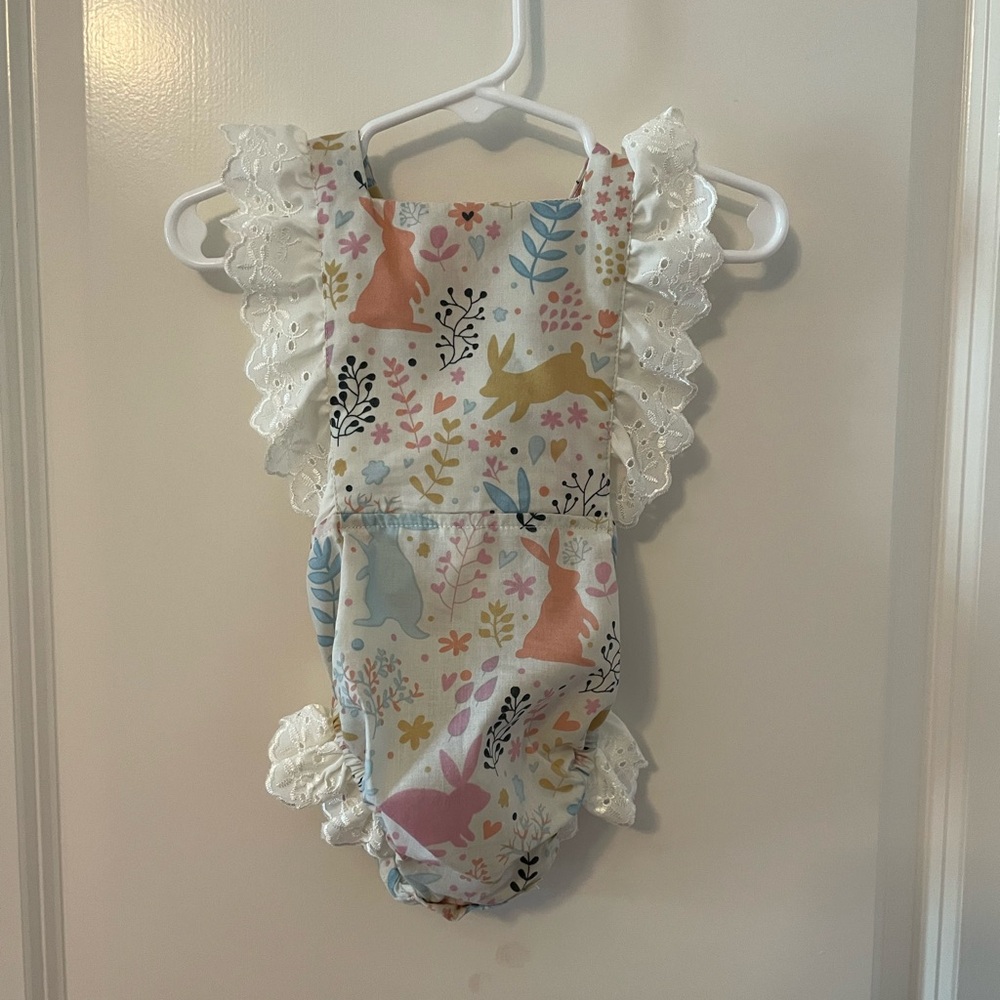 Numi 6-12 Months Bunny Sunsuit